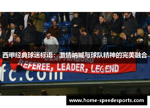 西甲经典球迷标语:激情呐喊与球队精神的完美融合 西甲经典球迷标语:激情呐喊与球队精神的完美融合