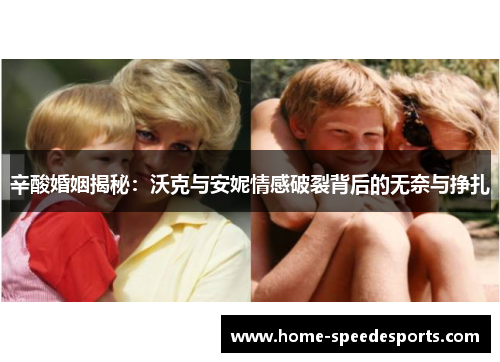 辛酸婚姻揭秘：沃克与安妮情感破裂背后的无奈与挣扎